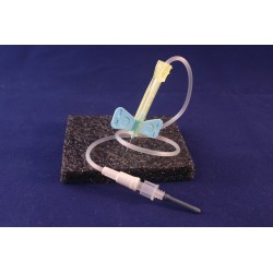 Igła motylek z przedłużaczem do systemu próżniowego